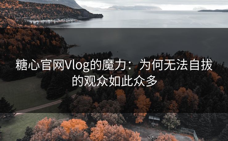 糖心官网Vlog的魔力：为何无法自拔的观众如此众多